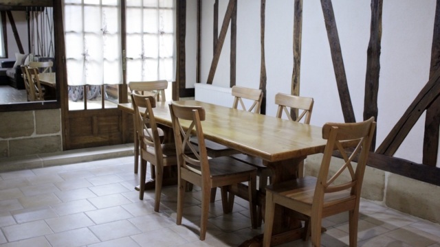 Maison hôte séjour linguistique en immersion, salle à manger