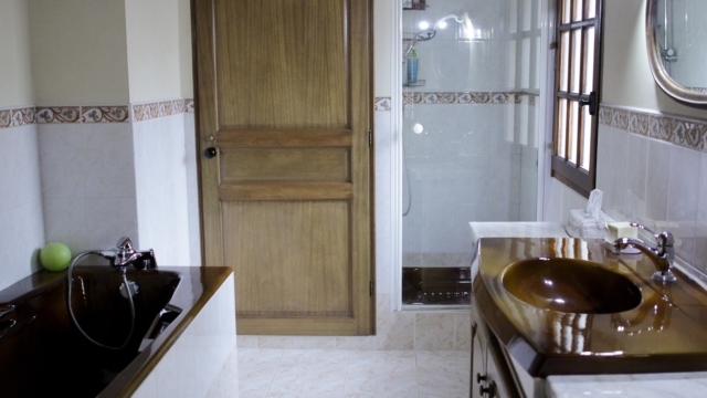 salle de bains Maison hôte séjour linguistique en immersion